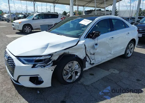 2023 Audi A3 Premium Plus 40 Tfsi Quattro S Tronic z USA, uszkodzony, nr VIN WAUHUDGY6PA061428